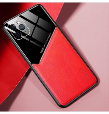 Бізнес чохол бампер GENEROUS для Apple Iphone 11 Pro зі скла і штучної шкіри