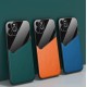 Бізнес чохол бампер GENEROUS для Apple Iphone 11 Pro зі скла і штучної шкіри
