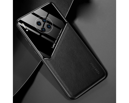 Бізнес чохол бампер GENEROUS для Huawei Mate 30 з скла і штучної шкіри Бізнес чохол бампер GENEROUS для Huawei Mate 30 з скла і штучної шкіри