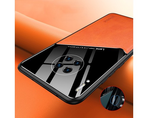 Бізнес чохол бампер GENEROUS для Huawei Mate 30 з скла і штучної шкіри Бізнес чохол бампер GENEROUS для Huawei Mate 30 з скла і штучної шкіри