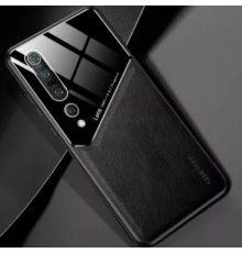 Бізнес чохол бампер GENEROUS для Xiaomi Mi 10 Pro зі скла і штучної шкіри