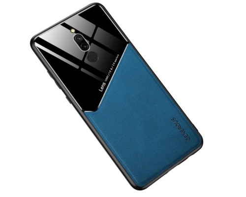 Бізнес чохол бампер GENEROUS для Xiaomi Redmi 8 з скла і штучної шкіри Бізнес чохол бампер GENEROUS для Xiaomi Redmi 8 з скла і штучної шкіри