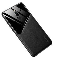 Бізнес чохол бампер GENEROUS для Xiaomi Redmi 8 з скла і штучної шкіри