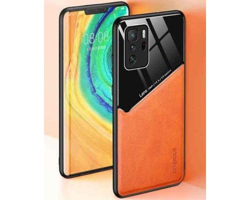 Бізнес чохол бампер GENEROUS для Xiaomi Poco X3 GT з скла і штучної шкіри Бізнес чохол бампер GENEROUS для Xiaomi Poco X3 GT з скла і штучної шкіри