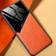 Бізнес чохол бампер GENEROUS для Oppo Reno2 Z зі скла і штучної шкіри