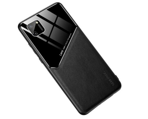 Бізнес чохол бампер GENEROUS для Realme C11 з скла і штучної шкіри Бізнес чохол бампер GENEROUS для Realme C11 з скла і штучної шкіри