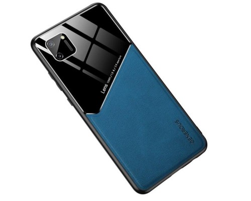 Бізнес чохол бампер GENEROUS для Realme C11 з скла і штучної шкіри Бізнес чохол бампер GENEROUS для Realme C11 з скла і штучної шкіри