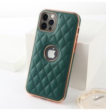 Розкішний м'який чохол Premium Lambskin case для Apple Iphone 11 Pro Max Green