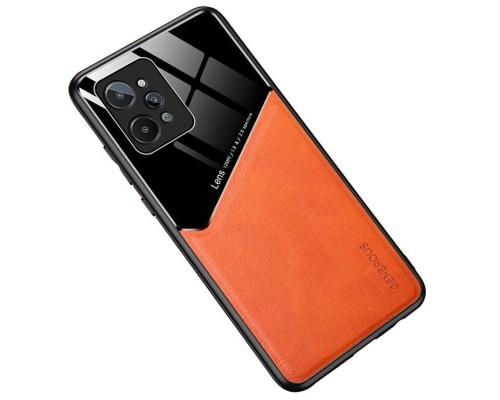 Бізнес чехол бампер GENEROUS для Realme C31 зі скла і штучної шкіри Бізнес чехол бампер GENEROUS для Realme C31 зі скла і штучної шкіри