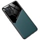 Бізнес чехол бампер GENEROUS для Realme C31 зі скла і штучної шкіри