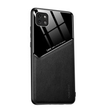 Бізнес чохол-бампер GENEROUS для Samsung Galaxy A22 5G зі скла та штучної шкіри