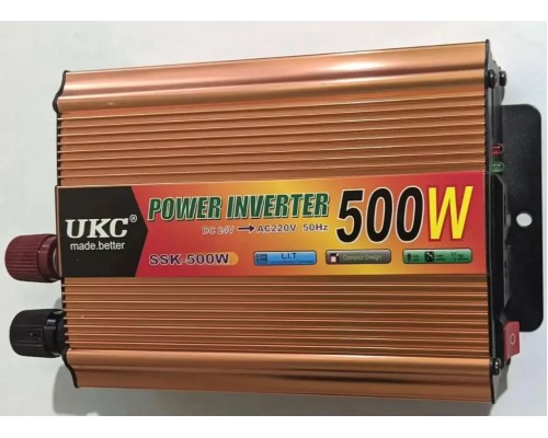 Инвертор преобразователь напряжения UKC Power Invertor 12-220 V 500 W Инвертор преобразователь напряжения UKC Power Invertor 12-220 V 500 W