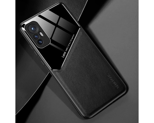 Бізнес чохол-бампер GENEROUS для Xiaomi 12 Lite зі скла та штучної шкіри Бізнес чохол-бампер GENEROUS для Xiaomi 12 Lite зі скла та штучної шкіри