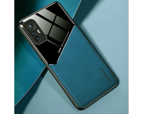 Бізнес чохол-бампер GENEROUS для Xiaomi 12 Lite зі скла та штучної шкіри Бізнес чохол-бампер GENEROUS для Xiaomi 12 Lite зі скла та штучної шкіри