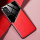 Бізнес чохол-бампер GENEROUS для Xiaomi 12 Lite зі скла та штучної шкіри