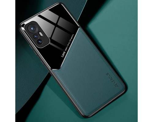 Бізнес чохол-бампер GENEROUS для Xiaomi 12 Lite зі скла та штучної шкіри Бізнес чохол-бампер GENEROUS для Xiaomi 12 Lite зі скла та штучної шкіри