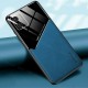 Бізнес чохол-бампер GENEROUS для Vivo Y15s зі скла та штучної шкіри