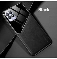 Бізнес чохол-бампер GENEROUS для Realme Narzo 50 зі скла та штучної шкіри