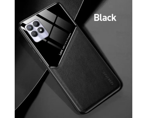 Бізнес чохол-бампер GENEROUS для Realme Narzo 50 зі скла та штучної шкіри Бізнес чохол-бампер GENEROUS для Realme Narzo 50 зі скла та штучної шкіри
