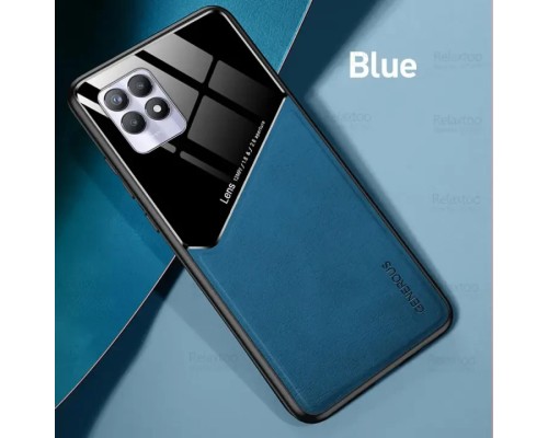 Бізнес чохол-бампер GENEROUS для Realme Narzo 50 зі скла та штучної шкіри Бізнес чохол-бампер GENEROUS для Realme Narzo 50 зі скла та штучної шкіри