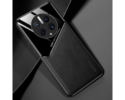 Бізнес чохол бампер GENEROUS для Huawei Mate 50 Pro зі скла і штучної шкіри Бізнес чохол бампер GENEROUS для Huawei Mate 50 Pro зі скла і штучної шкіри