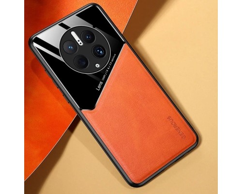 Бізнес чохол бампер GENEROUS для Huawei Mate 50 Pro зі скла і штучної шкіри Бізнес чохол бампер GENEROUS для Huawei Mate 50 Pro зі скла і штучної шкіри