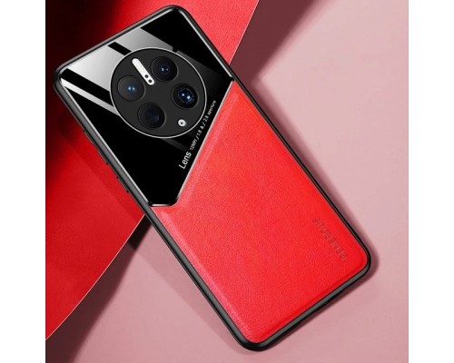 Бізнес чохол бампер GENEROUS для Huawei Mate 50 Pro зі скла і штучної шкіри Бізнес чохол бампер GENEROUS для Huawei Mate 50 Pro зі скла і штучної шкіри
