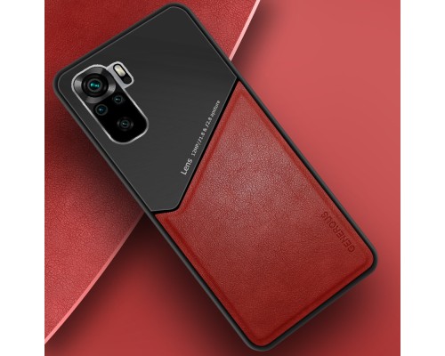 Бізнес чохол бампер GENEROUS для Xiaomi Poco M5s зі скла і штучної шкіри Бізнес чохол бампер GENEROUS для Xiaomi Poco M5s зі скла і штучної шкіри