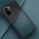 Бізнес чохол бампер GENEROUS для Xiaomi Poco M5s зі скла і штучної шкіри