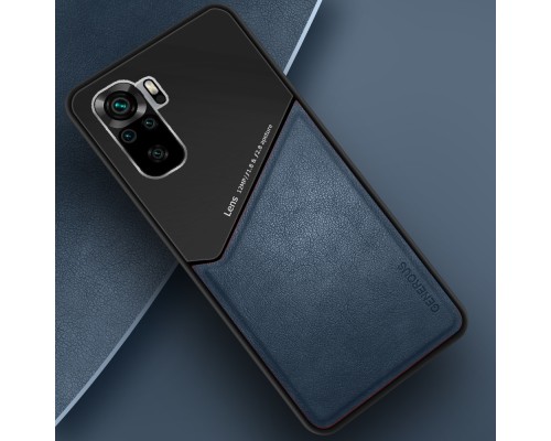 Бізнес чохол бампер GENEROUS для Xiaomi Poco M5s зі скла і штучної шкіри Бізнес чохол бампер GENEROUS для Xiaomi Poco M5s зі скла і штучної шкіри