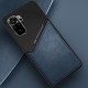 Бізнес чохол бампер GENEROUS для Xiaomi Poco M5s зі скла і штучної шкіри