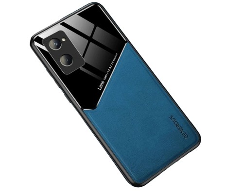 Бізнес чохол бампер GENEROUS для Realme 10 4G зі скла і штучної шкіри Бізнес чохол бампер GENEROUS для Realme 10 4G зі скла і штучної шкіри