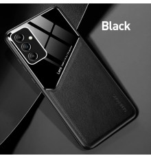 Бізнес чохол бампер GENEROUS для Samsung Galaxy A54 зі скла і штучної шкіри