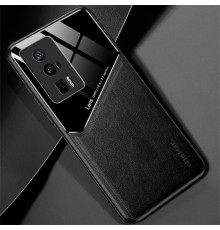 Бізнес чохол бампер GENEROUS для Xiaomi Poco F5 Pro зі скла і штучної шкіри