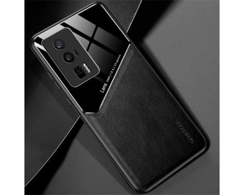 Бізнес чохол бампер GENEROUS для Xiaomi Poco F5 Pro зі скла і штучної шкіри Бізнес чохол бампер GENEROUS для Xiaomi Poco F5 Pro зі скла і штучної шкіри
