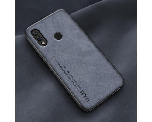 Шкіряний чохол Sheepskin з магнітом для Huawei P Smart Z Blue Шкіряний чохол Sheepskin з магнітом для Huawei P Smart Z Blue