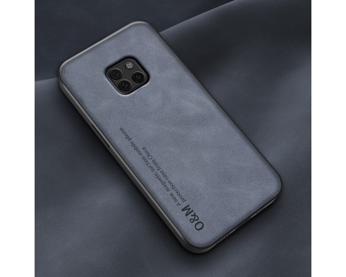 Шкіряний чохол Sheepskin з магнітом для Huawei Mate 20 Pro Blue Шкіряний чохол Sheepskin з магнітом для Huawei Mate 20 Pro Blue