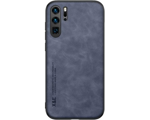 Шкіряний чохол Sheepskin з магнітом для Huawei P30 Pro Blue Шкіряний чохол Sheepskin з магнітом для Huawei P30 Pro Blue
