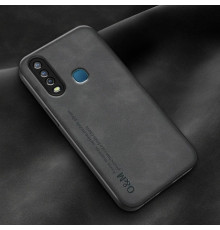 Шкіряний чохол Sheepskin з магнітом для Vivo Y3 / Y11 / Y15 / Y17