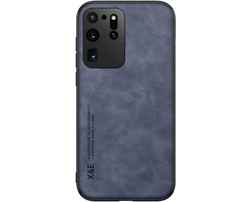 Шкіряний чохол Sheepskin з магнітом для Samsung Galaxy S20 Ultra Blue Шкіряний чохол Sheepskin з магнітом для Samsung Galaxy S20 Ultra Blue