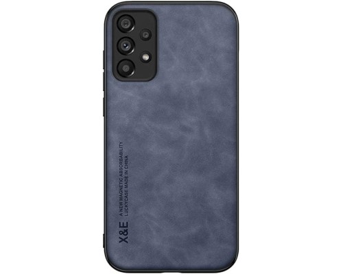 Шкіряний чохол Sheepskin з магнітом для Samsung Galaxy A72 Blue Шкіряний чохол Sheepskin з магнітом для Samsung Galaxy A72 Blue