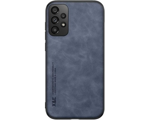Шкіряний чохол Sheepskin з магнітом для Samsung Galaxy A73 5G Blue Шкіряний чохол Sheepskin з магнітом для Samsung Galaxy A73 5G Blue