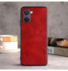Шкіряний чохол AIORIA Vintage для Realme C33 / C33 2023 red