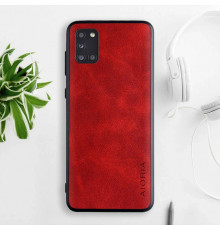Шкіряний чохол AIORIA Vintage для Samsung Galaxy A31 red