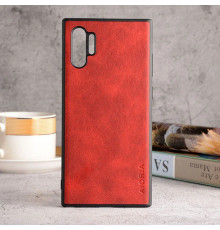 Шкіряний чохол AIORIA Vintage для Samsung Galaxy Note 10 Plus red