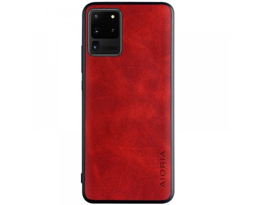 Шкіряний чохол AIORIA Vintage для Samsung Galaxy S20 Ultra red Шкіряний чохол AIORIA Vintage для Samsung Galaxy S20 Ultra red