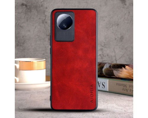 Шкіряний чохол AIORIA Vintage для Vivo Y02 red Шкіряний чохол AIORIA Vintage для Vivo Y02 red