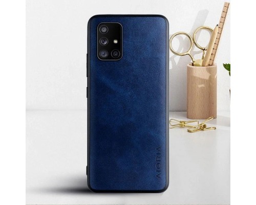 Шкіряний чохол AIORIA Vintage для Samsung Galaxy A71 blue Шкіряний чохол AIORIA Vintage для Samsung Galaxy A71 blue