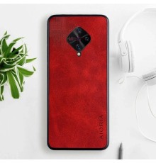 Шкіряний чохол AIORIA Vintage для Vivo V17 (Russia) red