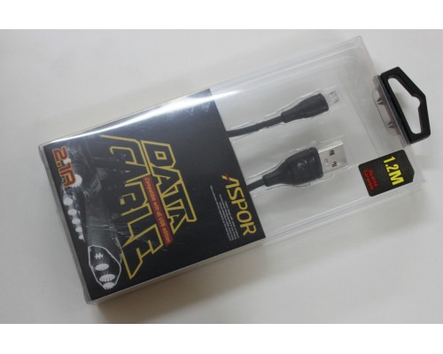Кабель micro USB Aspor 1.2 m Кабель micro USB Aspor 1.2 m